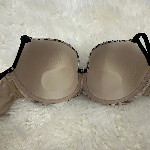 Cacique Leopard Print Bra | 38DDD - Picture 5 of 6